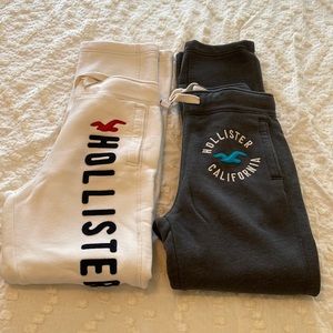 NWOT 2 pair of Hollister Men’s size small sweatpants